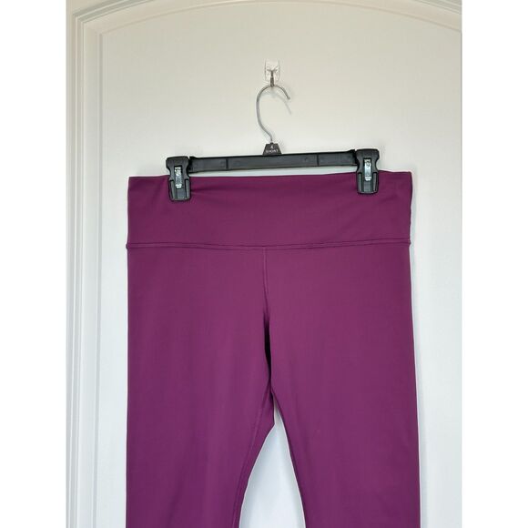 Athleta Elation Train 7/8 Leggings Magenta Size Large Petite - Picture 3 of 8
